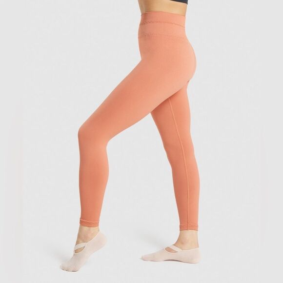 NWOT Gymshark Studio Leggings in Orange - Picture 1 of 10